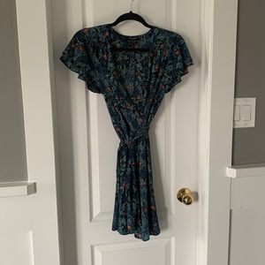 TopShop Floral Wrap Dress